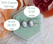 Stud Cameo Earrings THUMBNAIL