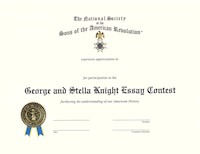 CHAPTER/STATE ESSAY PART. CERTIFICATE MAIN