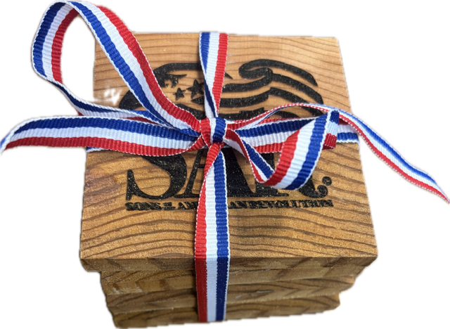 Wood Coasters with SAR Logo MAIN