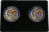 SAR Logo Circular Cuff Links MAIN