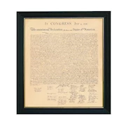 The Declaration of Independence Print THUMBNAIL