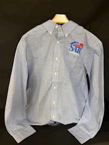 PLAID DRESS SHIRT LARGE