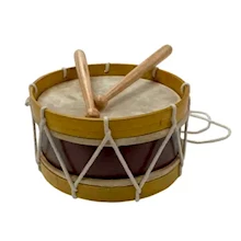 Revolutionary War Marching Drum and Sticks LARGE