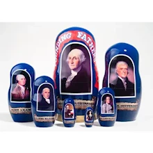 Founding Fathers Nesting Dolls LARGE