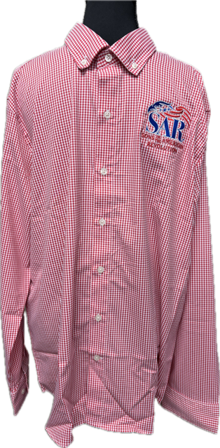 Red/White Gingham Dress Shirt THUMBNAIL