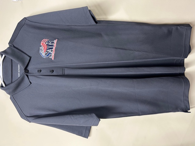 Gray SAR Polo New Logo THUMBNAIL