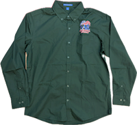 Green SAR Logo Poplin Shirt MAIN