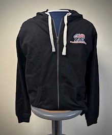 SAR Logo Zip Up Hoodie LARGE