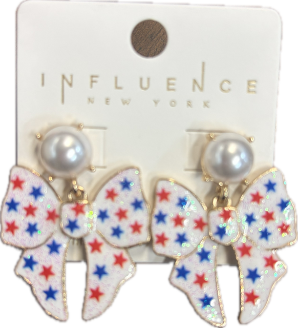 Bow Stars Stud Earrings THUMBNAIL