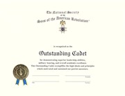 JROTC CHAPTER AWARD CERTIFICATE THUMBNAIL