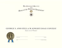 STATE ESSAY WINNER Certificate MAIN