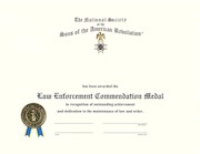 LAW ENFORCEMENT CERTIFICATE THUMBNAIL