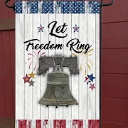 Let Freedom Ring Garden Flag THUMBNAIL