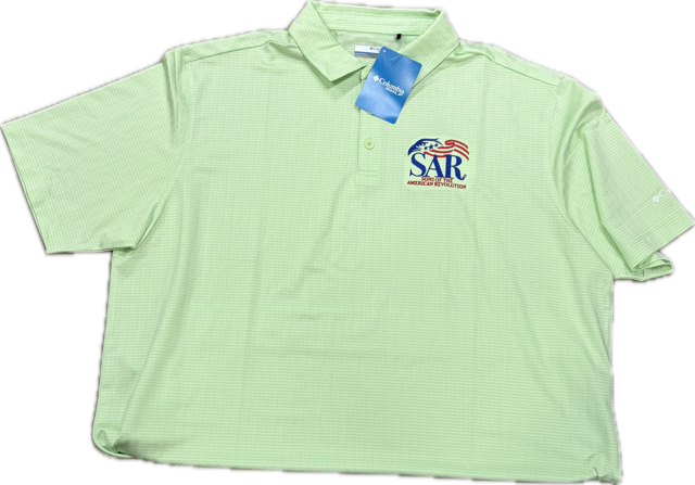 SAR Logo Light Green Polo THUMBNAIL