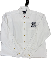 Long Sleeve SAR White Dress Shirt THUMBNAIL