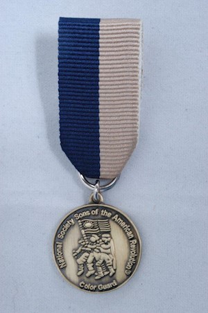 MINI BRONZE COLOR GUARD MEDAL LARGE