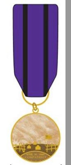 MINI COMPATRIOT GRAVE MARKING MEDAL LARGE