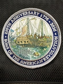 Boston Tea Party Patch LARGE