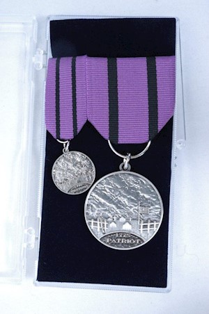 PATRIOT GRAVE MARKING MEDAL SET LARGE