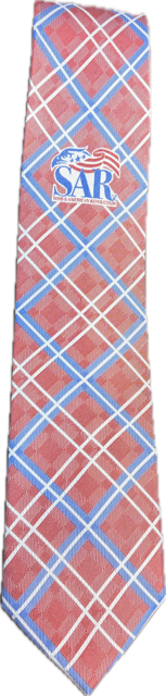 SAR Plaid Tie with Logo MAIN