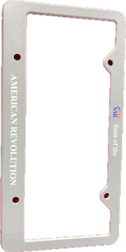SAR Plastic License Plate Frame THUMBNAIL