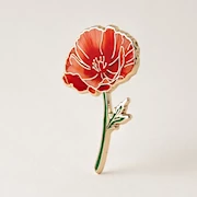 Red Poppy Pin THUMBNAIL