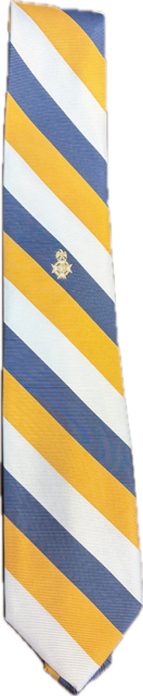 SAR Colors Tie (White Navy Yellow) MAIN
