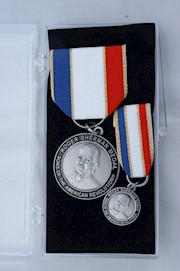 SILVER ROGER SHERMAN MEDAL SET THUMBNAIL