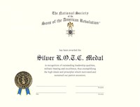 SILVER ROTC CERTIFICATE MAIN