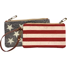 Stars and Stripes Wristlet Bag LARGE