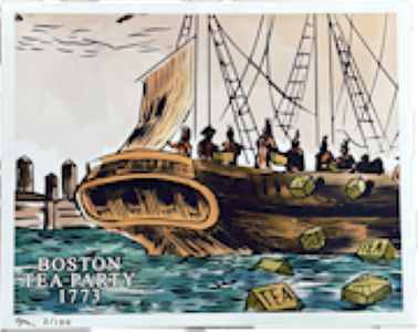 Boston Tea Party 8x10 Print THUMBNAIL