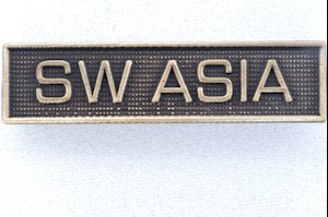 WAR SERVICE BAR - SW ASIA LARGE