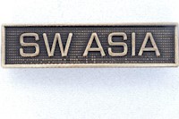 WAR SERVICE BAR - SW ASIA MAIN