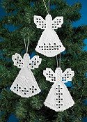 Permin Kit - Angel Hardanger Ornaments THUMBNAIL