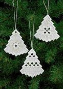 Permin Kit - Christmas Tree Hardanger Ornaments THUMBNAIL