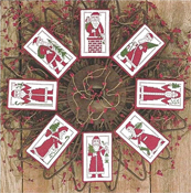 Prairie Schooler - Redwork Santas THUMBNAIL