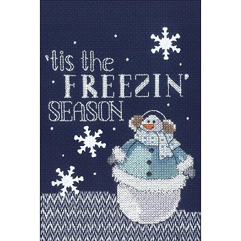 Janlynn Cross Stitch Kit - Freezin' Season MAIN