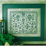 The Sweetheart Tree - Quaker Flowers Sampler THUMBNAIL