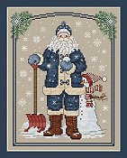 Sue Hillis Designs - Snowflake Santa THUMBNAIL