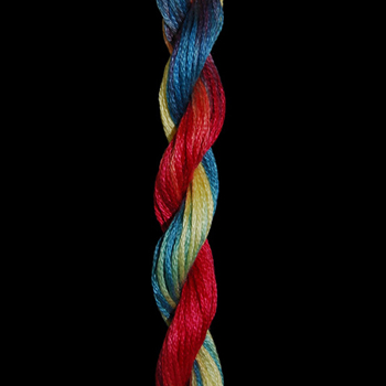 Threadworx Overdyed Floss 10911 Romanian Flag MAIN