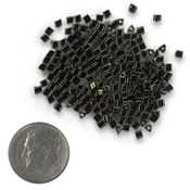 Beads - Bronze/Black 11/0 Triangle Bead THUMBNAIL