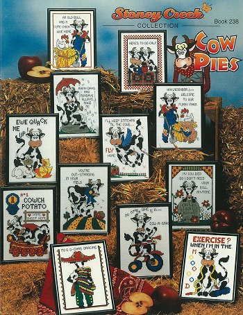Cover photo of Stoney Creek Book 255 Cousin Maude cross stitch designs MAIN
