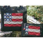 SamSarah Design Studio - Fresh Mesh Waving Flag Tote & Clutch THUMBNAIL