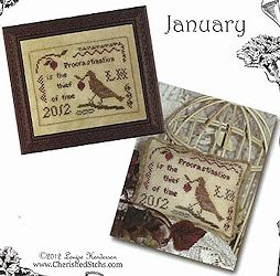 Cherished Stitches - Feathered Friends - January MAIN