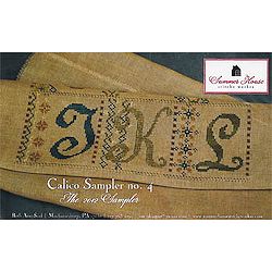 Summer House Stitche Workes - Calico Sampler  #4 MAIN