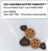 Jabco Button Pack - The Stitching Bear Chocolate Understands THUMBNAIL