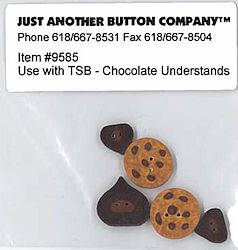 Jabco Button Pack - The Stitching Bear Chocolate Understands MAIN