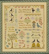 Elizabeth's Designs - Antique Bird Sampler THUMBNAIL