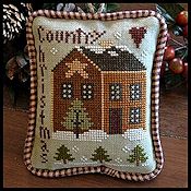 Little House Needleworks - 2012 Ornament #9 - Country Christmas THUMBNAIL