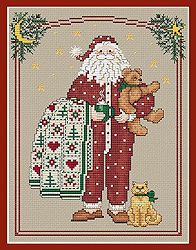 Sue Hillis Designs - Pajama Santa MAIN